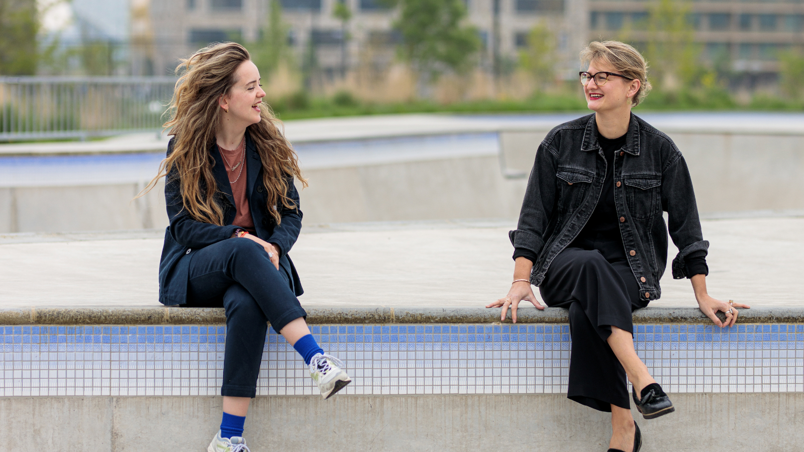 Ariadne Onclin en Michelle Gulickx. Beeld David Meulenbeld