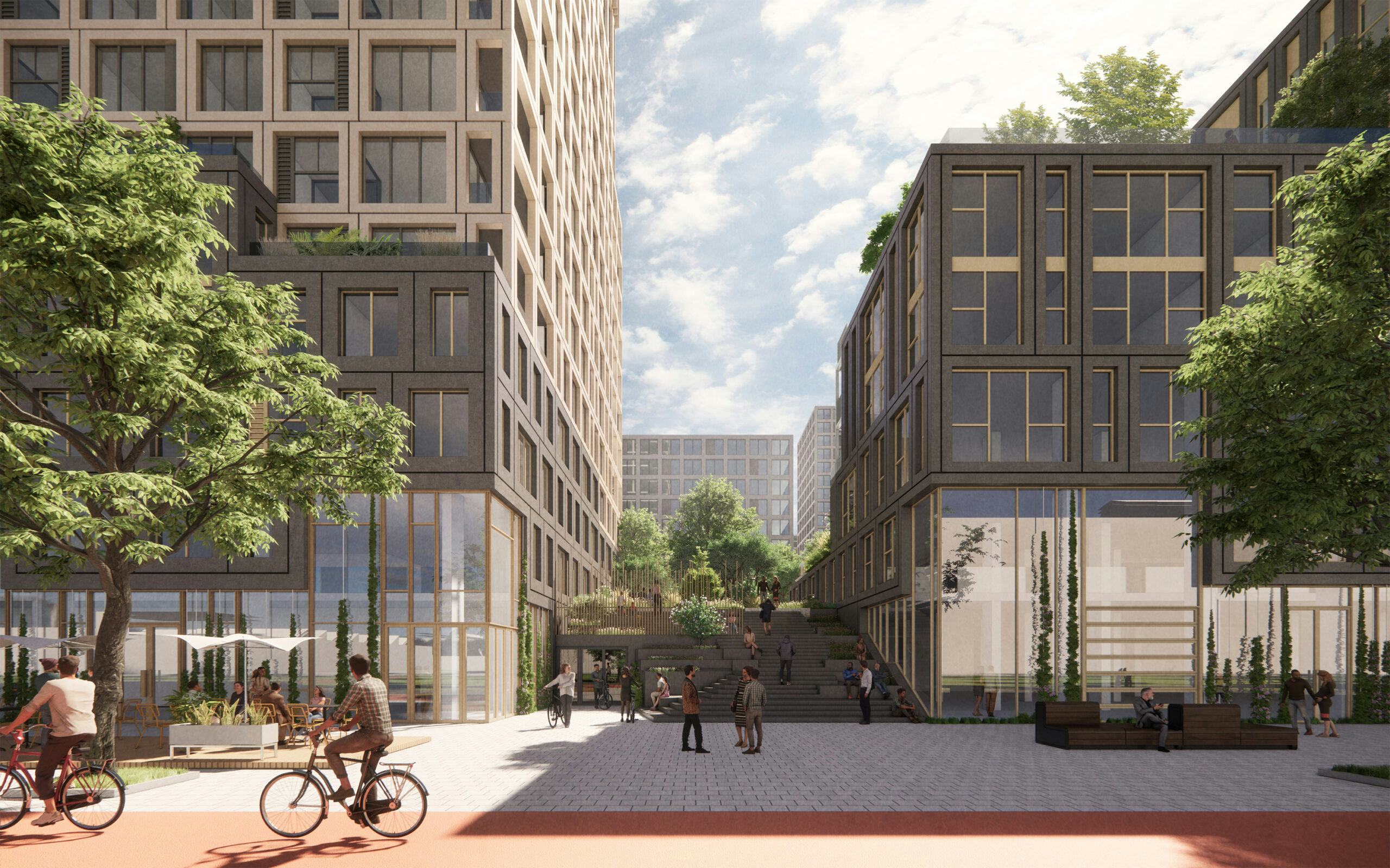 Woonproject Kwartiermaker van de Architekten Cie. creëert inclusieve wijk  Amsterdam Haven-Stad