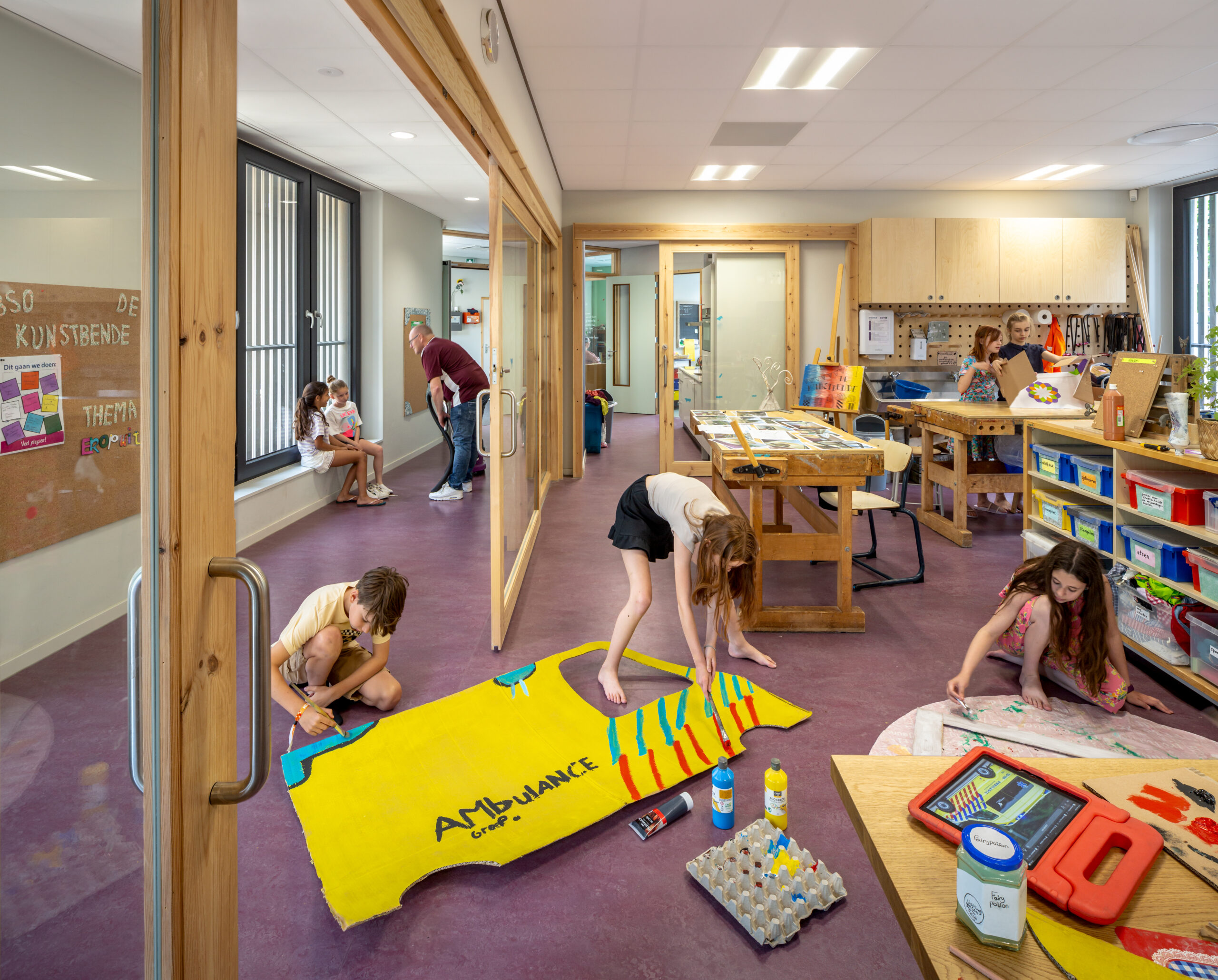 Doelokaal. Beeld Thijs Wolzak