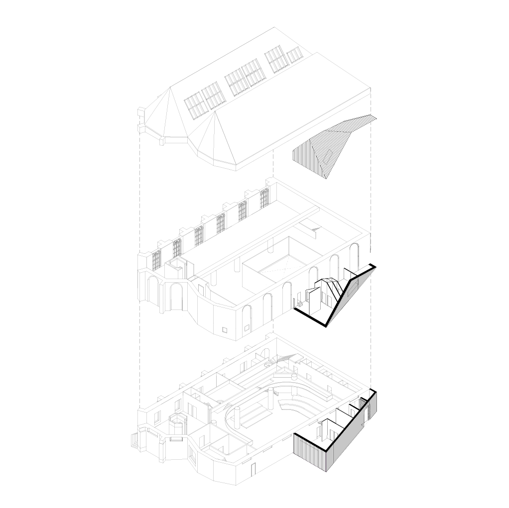 Axonometrie, exploded view