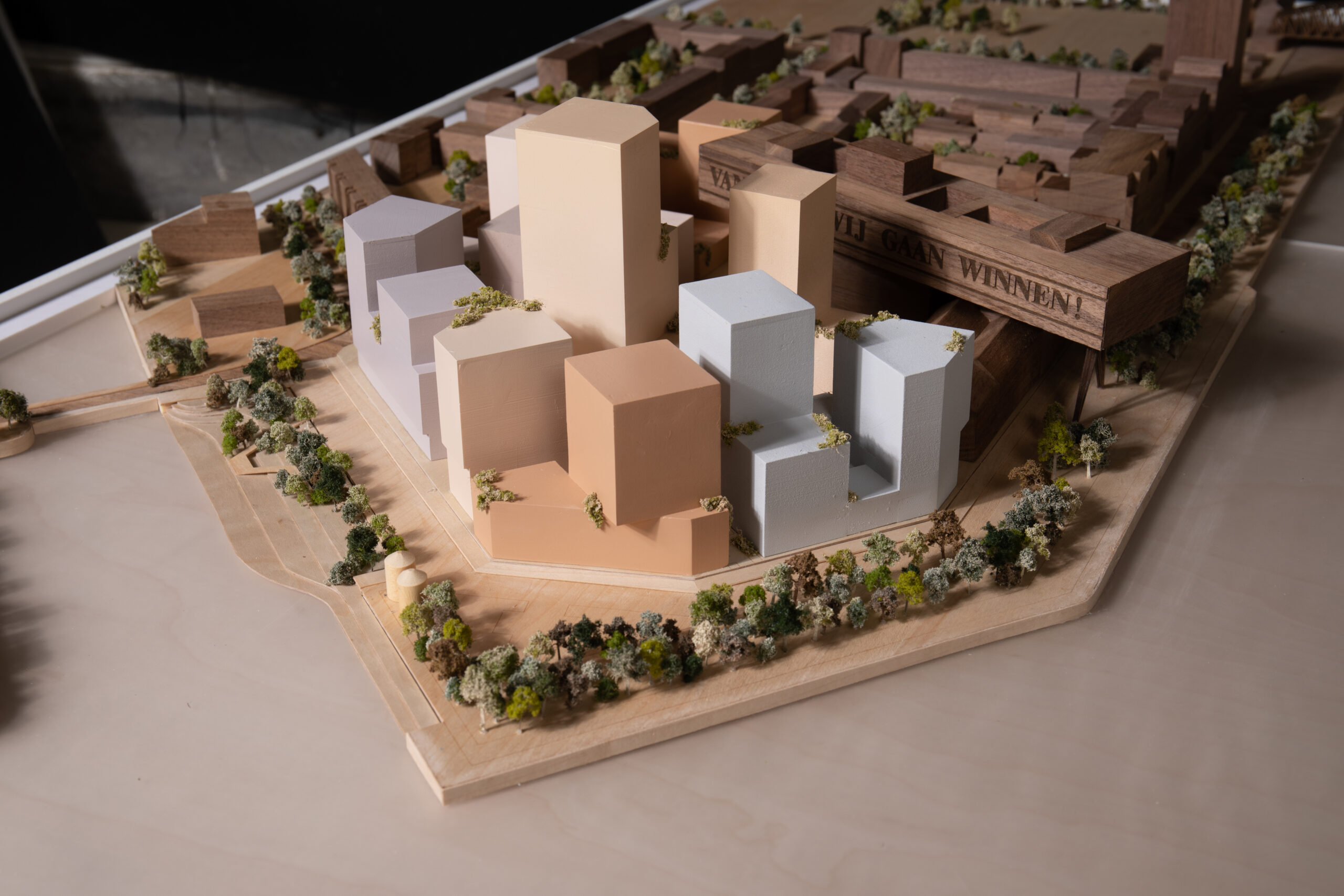 Masterplan voor De Kaai. Beeld Mecanoo