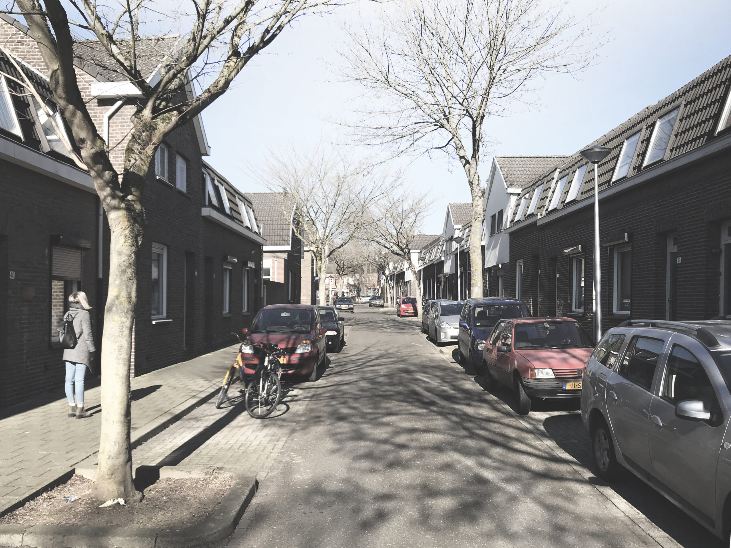 Bestaande situatie Pastoor Wijneweg. Beeld Ziegler|Branderhorst