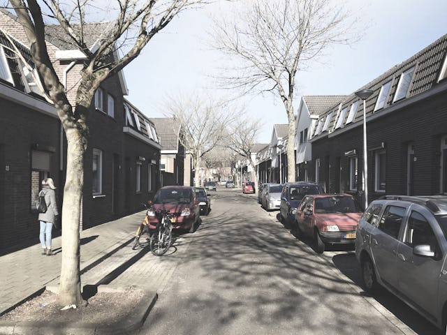 Bestaande situatie Pastoor Wijneweg. Beeld Ziegler|Branderhorst