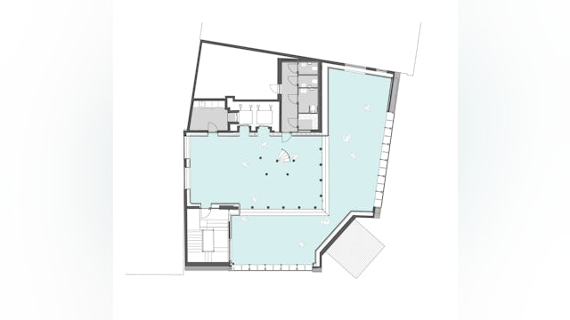 Zesde verdieping (event space). Beeld MVRDV