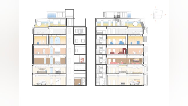 Doorsnede. Beeld MVRDV