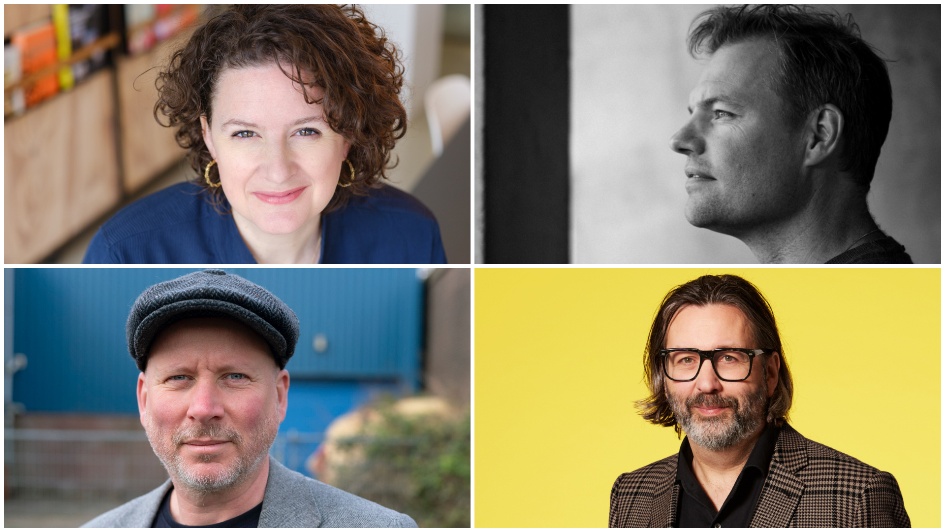 V.l.n.r. Annegien van Dijk (Beeld Edward Hermans), Robbert Jan van der Veen (Beeld Joep van Aert), Willem van Genugten (Beeld Frank Hanswijk), Jeroen de Willigen (Beeld BNA)