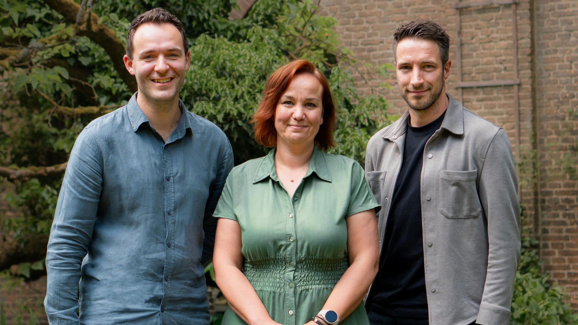 Wouter Habets, Maaike van der Velden en Sander de Bruin (vlnr)