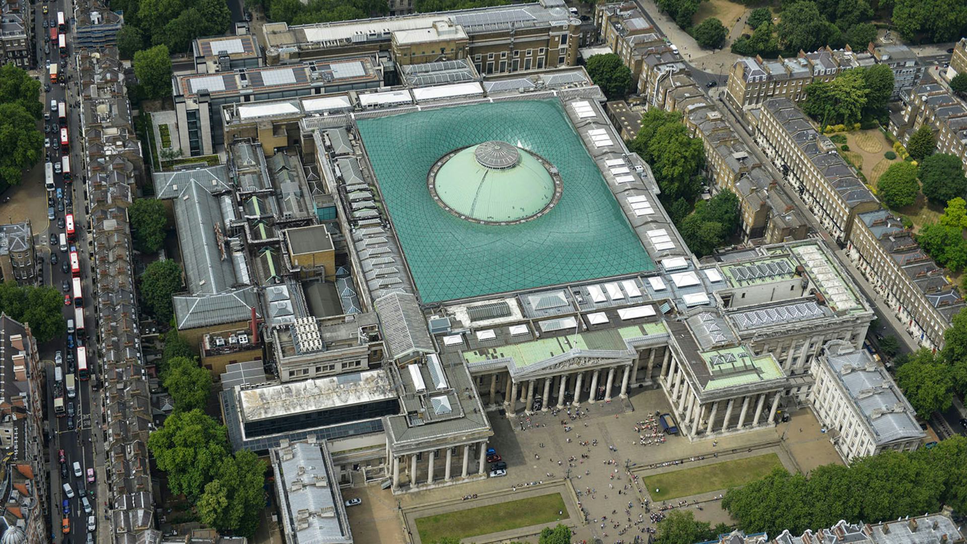 Luchtfoto British Museum