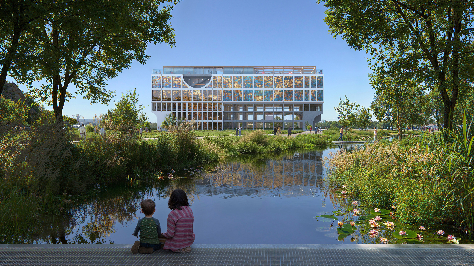 Beeld Neutelings Riedijk Architecten en ars architectes urbanistes