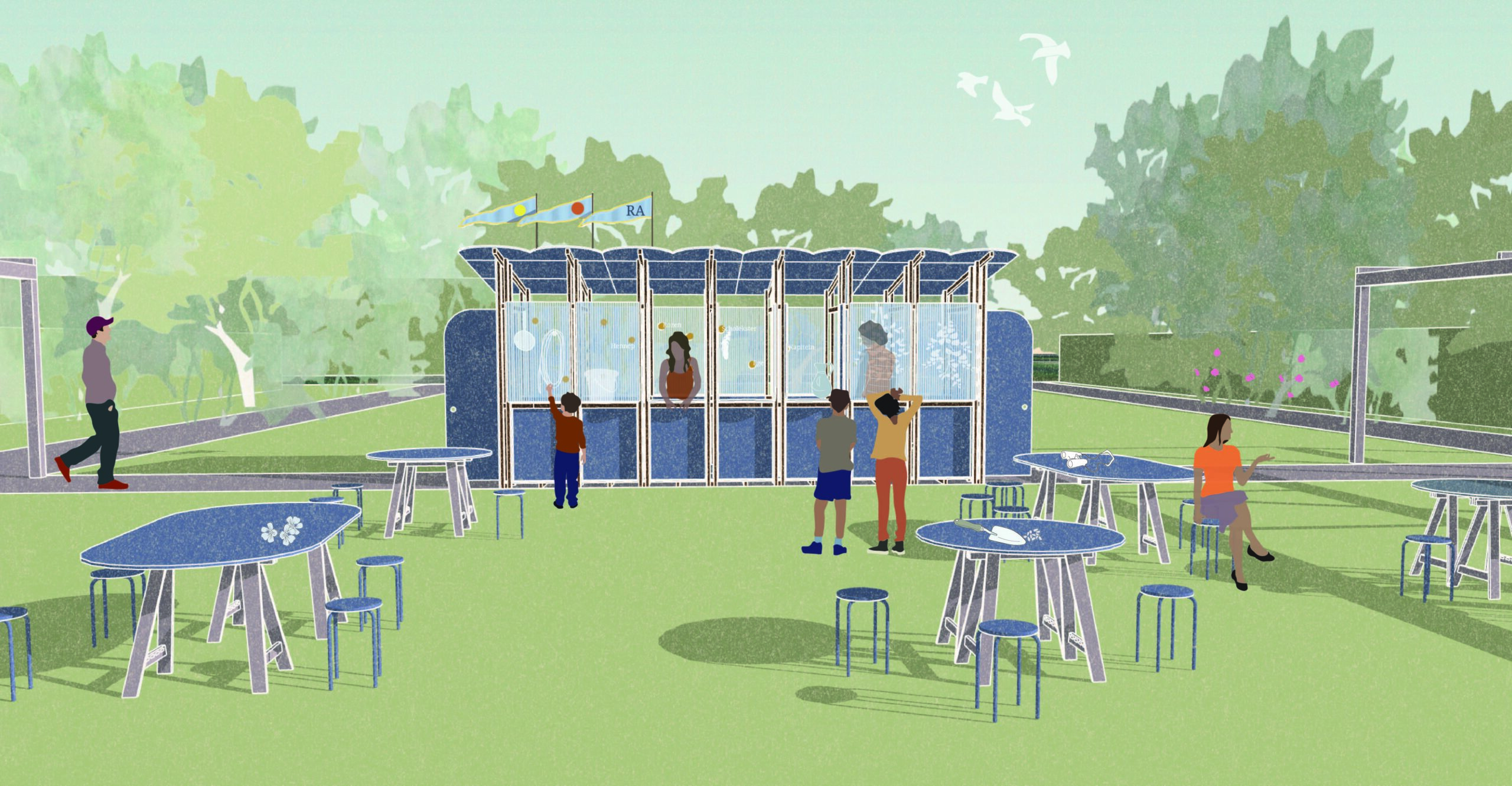 Bezoekerscentrum. Beeld Studio Inscape