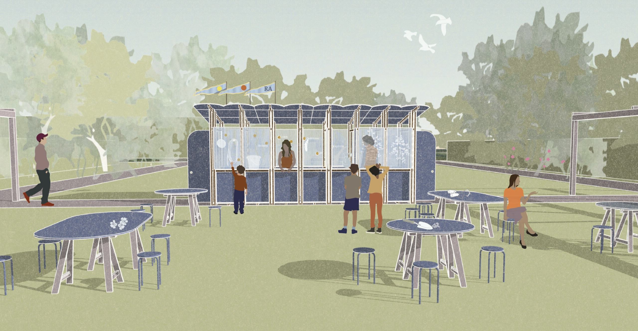 Bezoekerscentrum. Beeld Studio Inscape