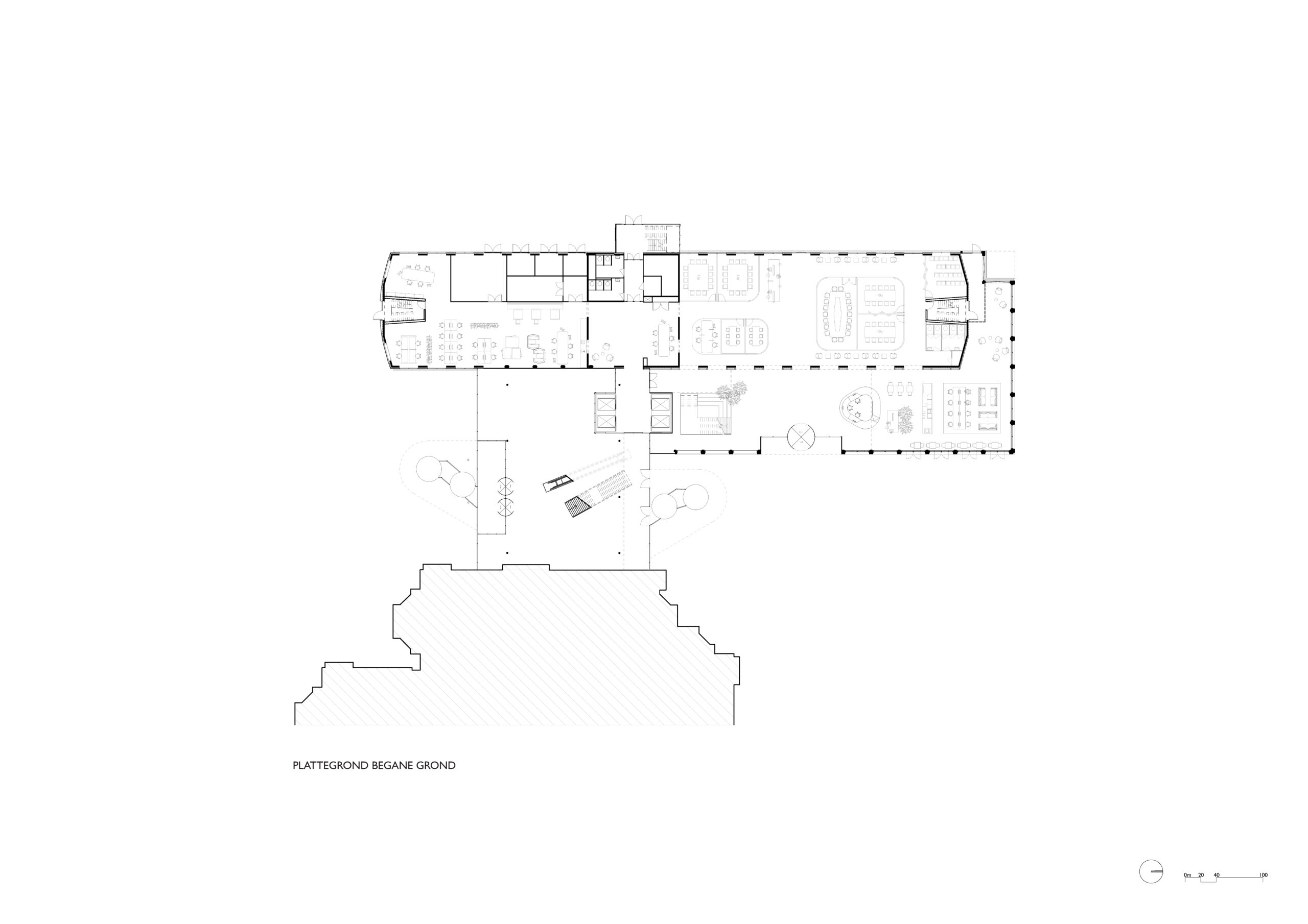 Plattegrond DW02 Lighthouse. Beeld Benthem Crouwel Architects
