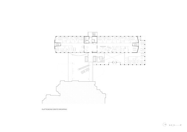 Plattegrond DW02 Lighthouse. Beeld Benthem Crouwel Architects