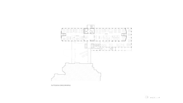 Plattegrond DW02 Lighthouse. Beeld Benthem Crouwel Architects