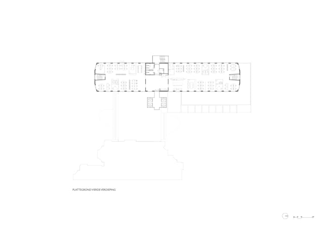Plattegrond DW02 Lighthouse. Beeld Benthem Crouwel Architects