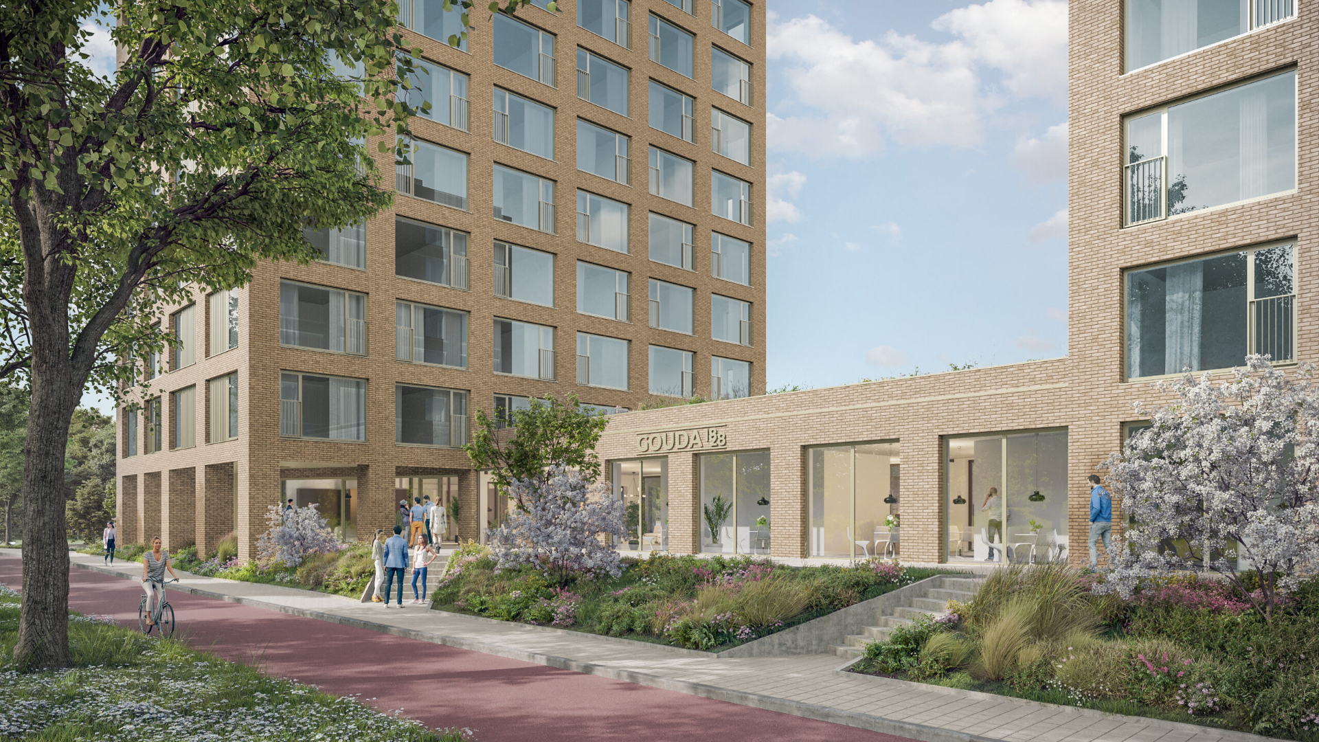 De Goudse vestiging van 1828. Beeld Van Ommeren Architecten