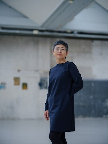 Moriko Kira in haar project in Looiersgracht60. Beeld David Meulenbeld