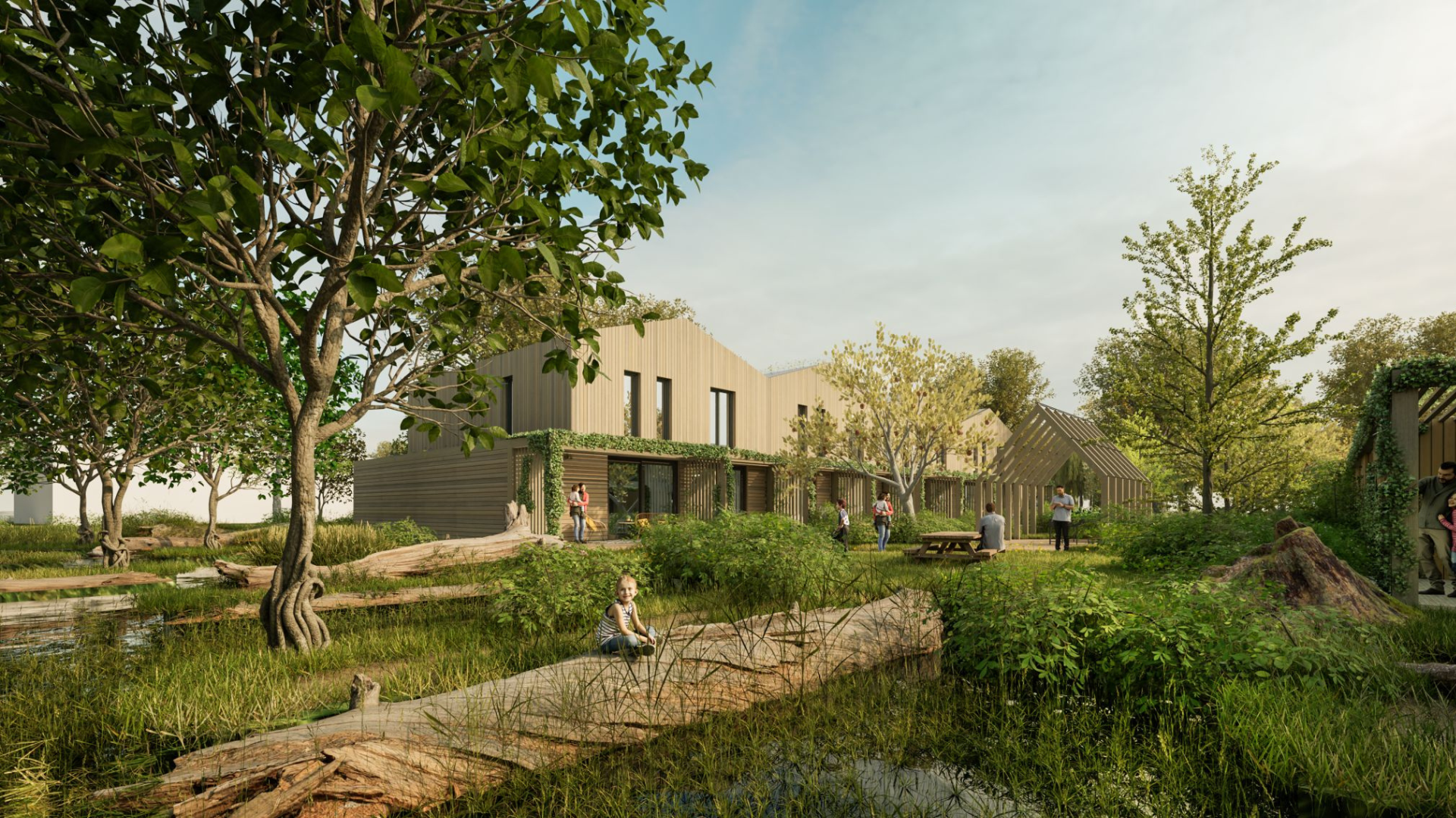 Visie voor Noorderbunder. Beeld MIX architectuur