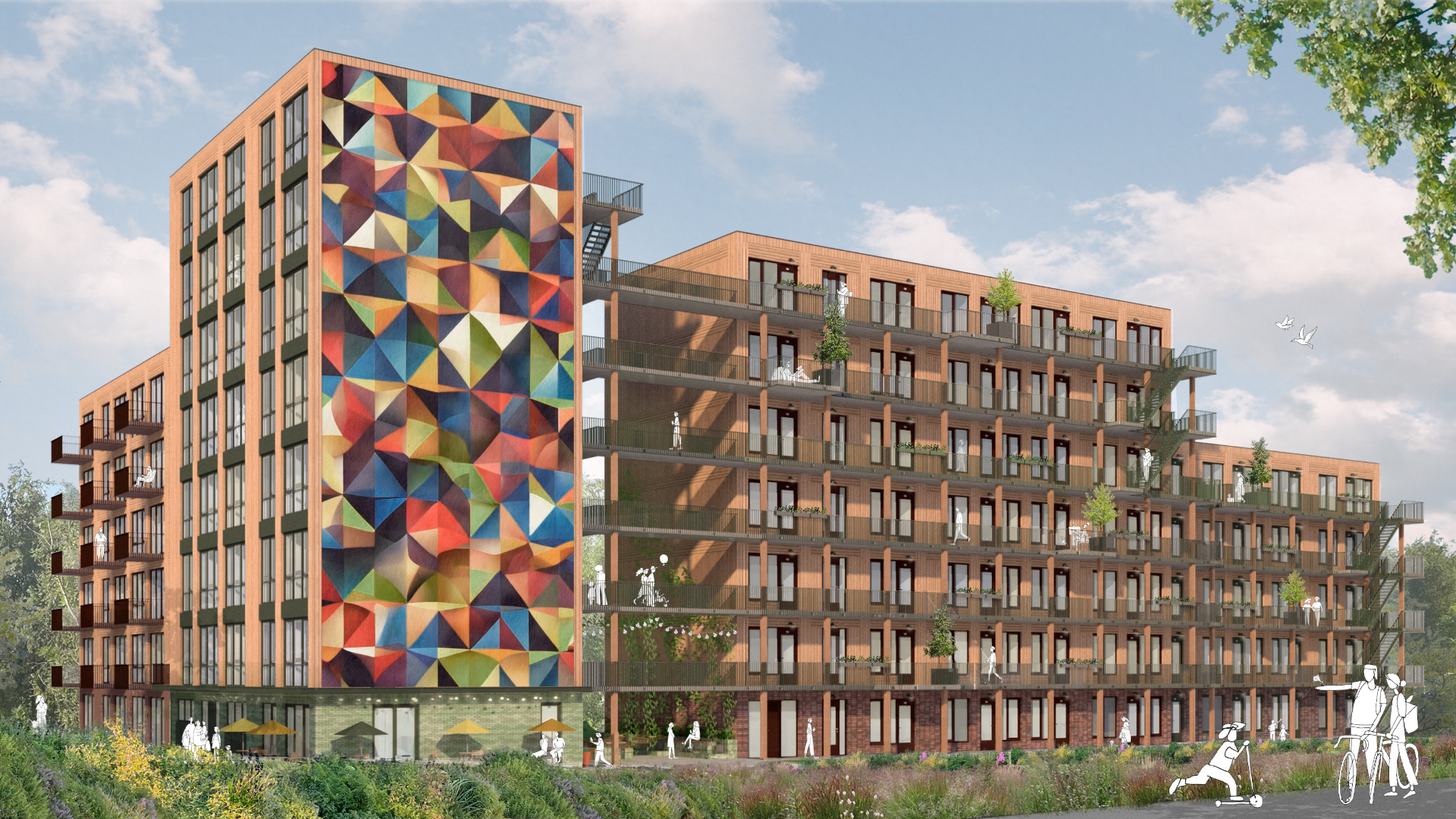 Beeld Concrete en Moos