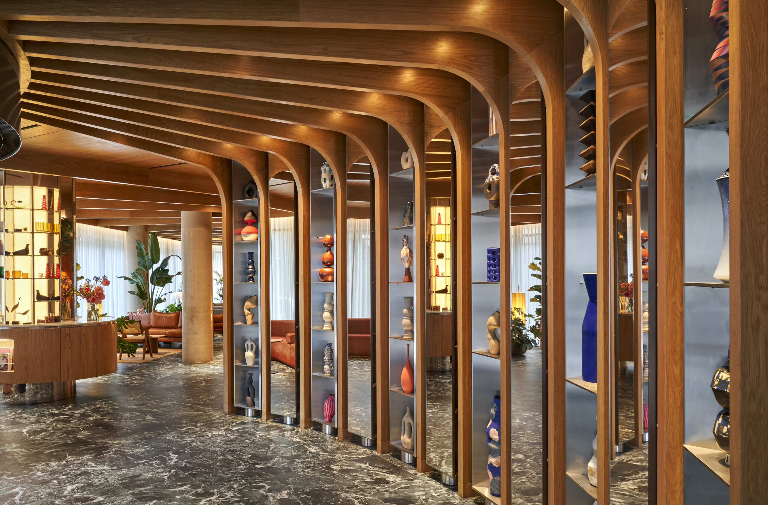 Lobby. Beeld Simon Brown for concrete and the BoTree