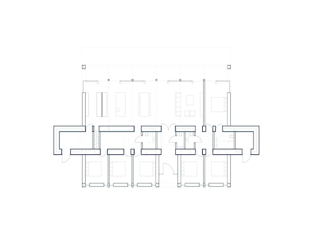 Plattegrond begane grond. Beeld VLOT architecten
