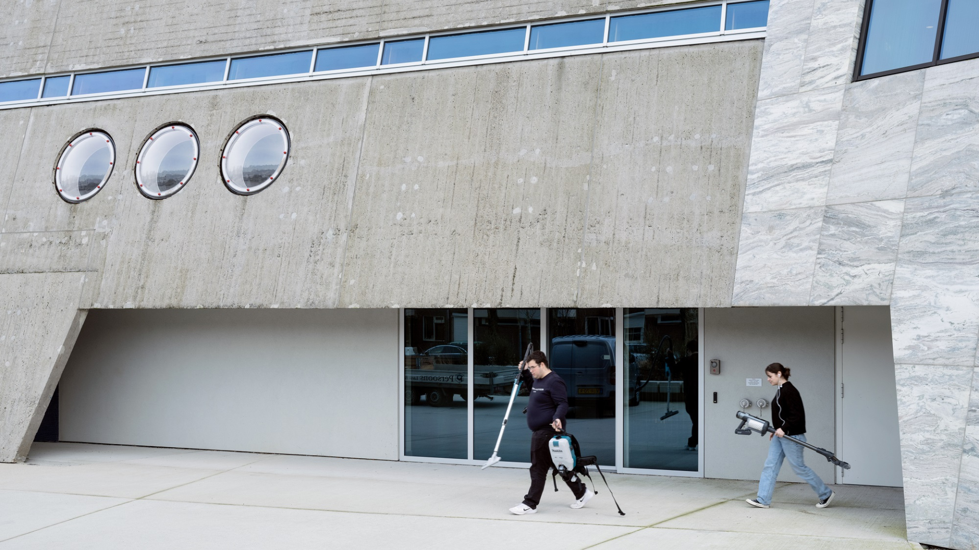 De achterdeur van de Bunkertoren. Beeld Christian van der Kooy