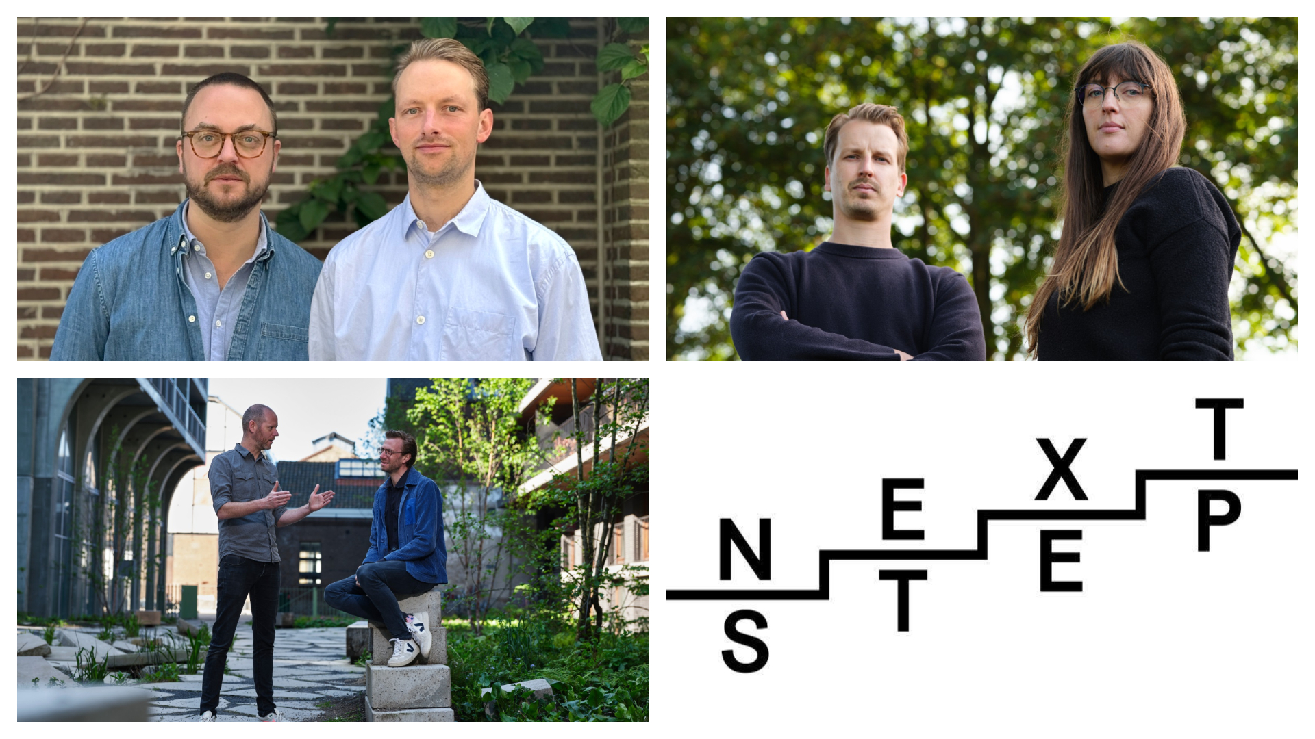 Boven v.l.n.r.: Groothuijse de Boer architecten; Studio BLAD. Onder: Studio Spacious