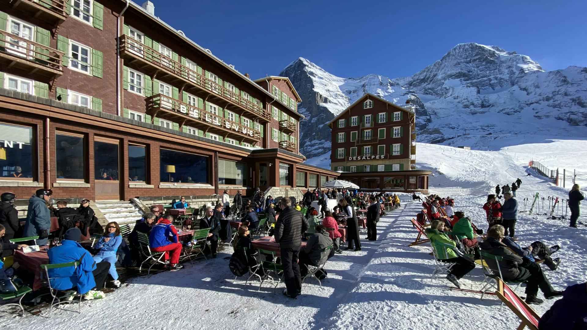 Hotel Bellevue des Alpes. Beeld Bjarne Mastenbroek