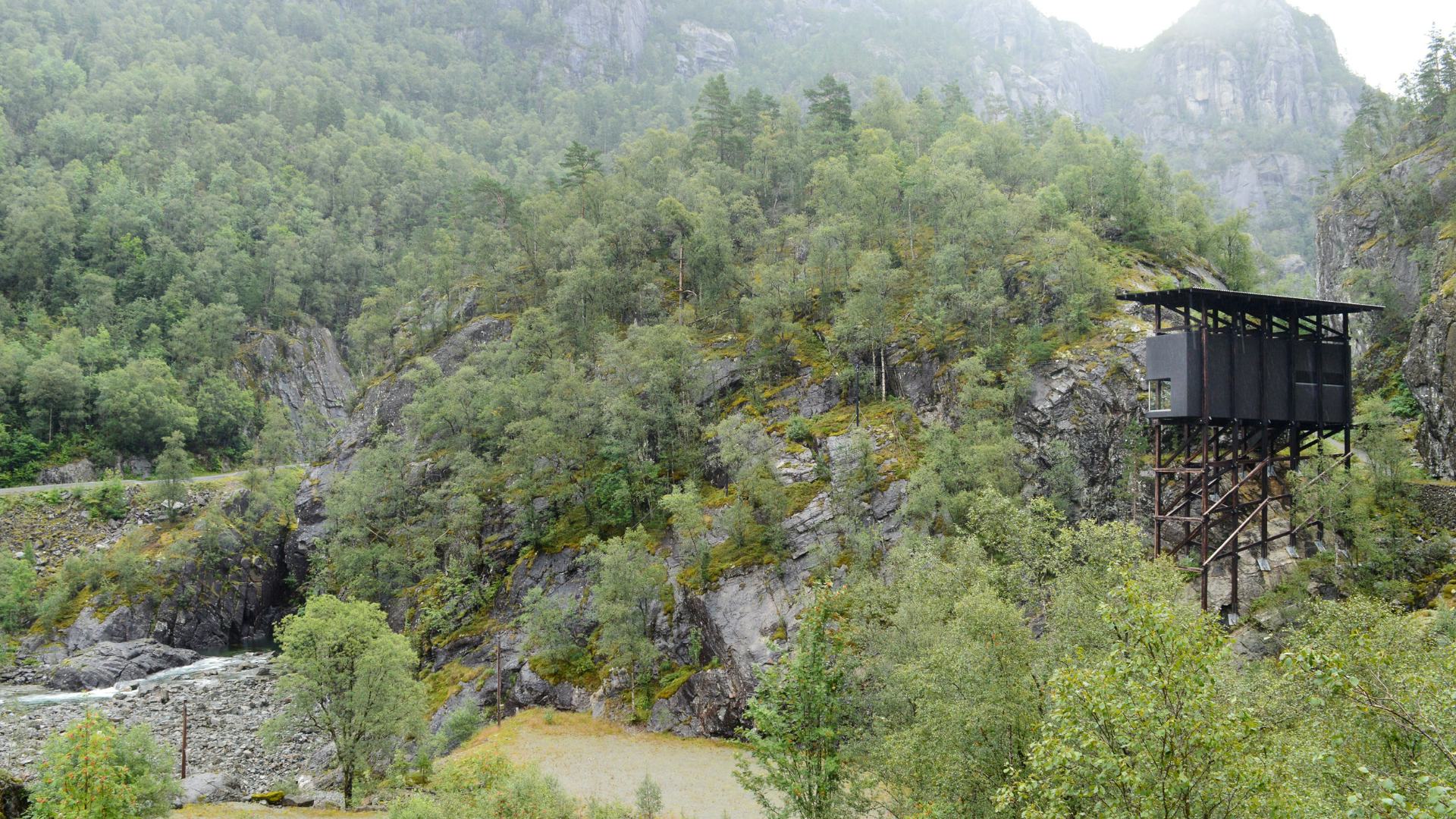 De Allmanjuvet Zinc Mine Museum door Peter Zumthor. Beeld Joyce Verstijnen