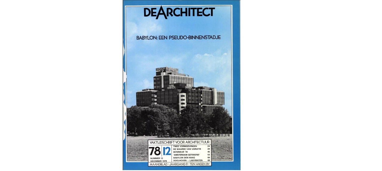 de Architect - 1978 - editie december
