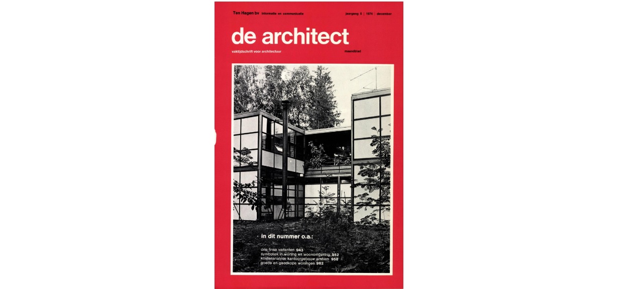 de Architect - 1974 - editie december
