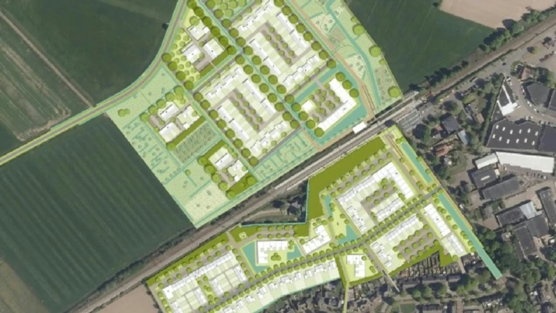 Beeld uit het bestemmingsplan van de Dorpsraad Ravenstein