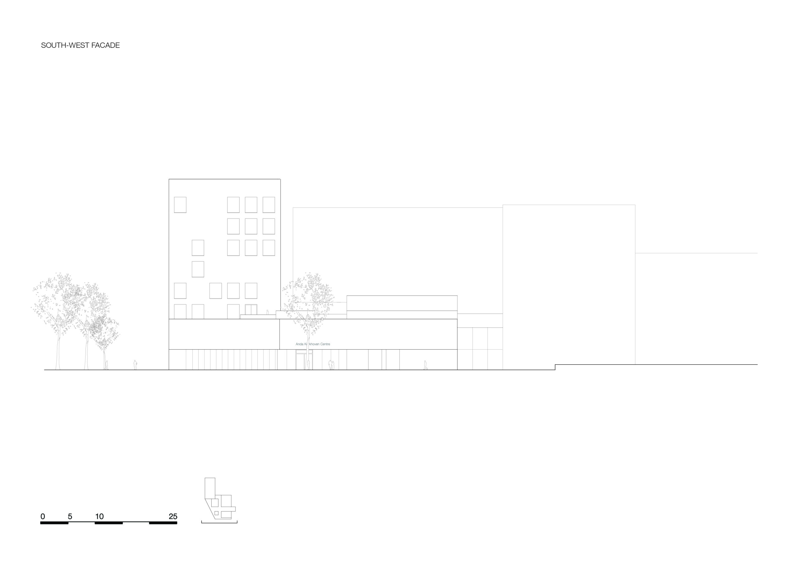 Zuidwestgevel. Beeld KAAN Architecten