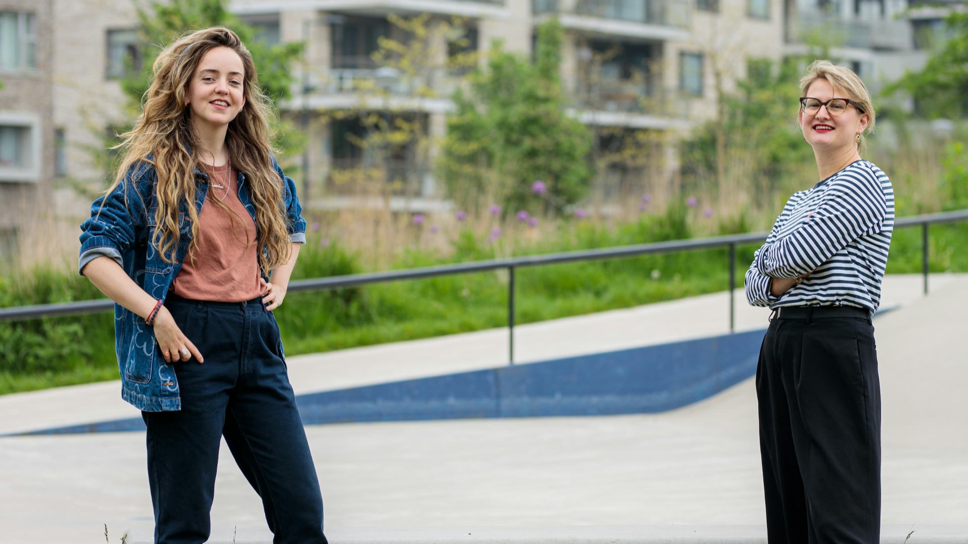 Ariadne Onclin en Michelle Gulickx. Beeld David Meulenbeld