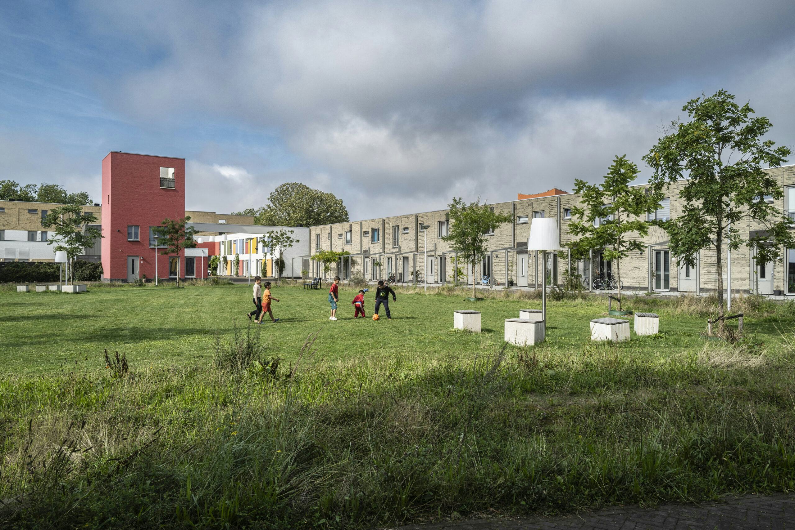 Celsius in Eindhoven, een van de genomineerde projecten voor de ARC24 Stedenbouw Award. Beeld Buro Lubbers