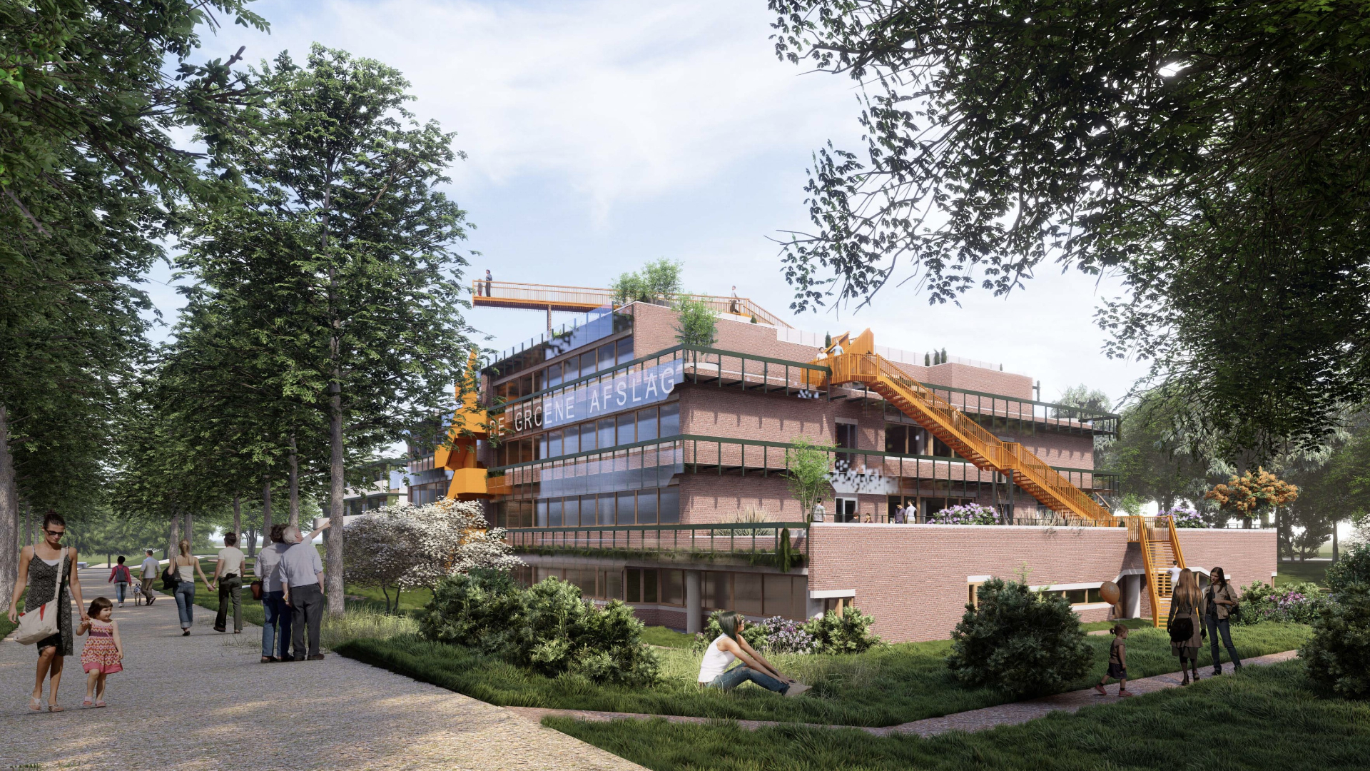 De Groene Afslag maakt van militaire school een circulair icoon