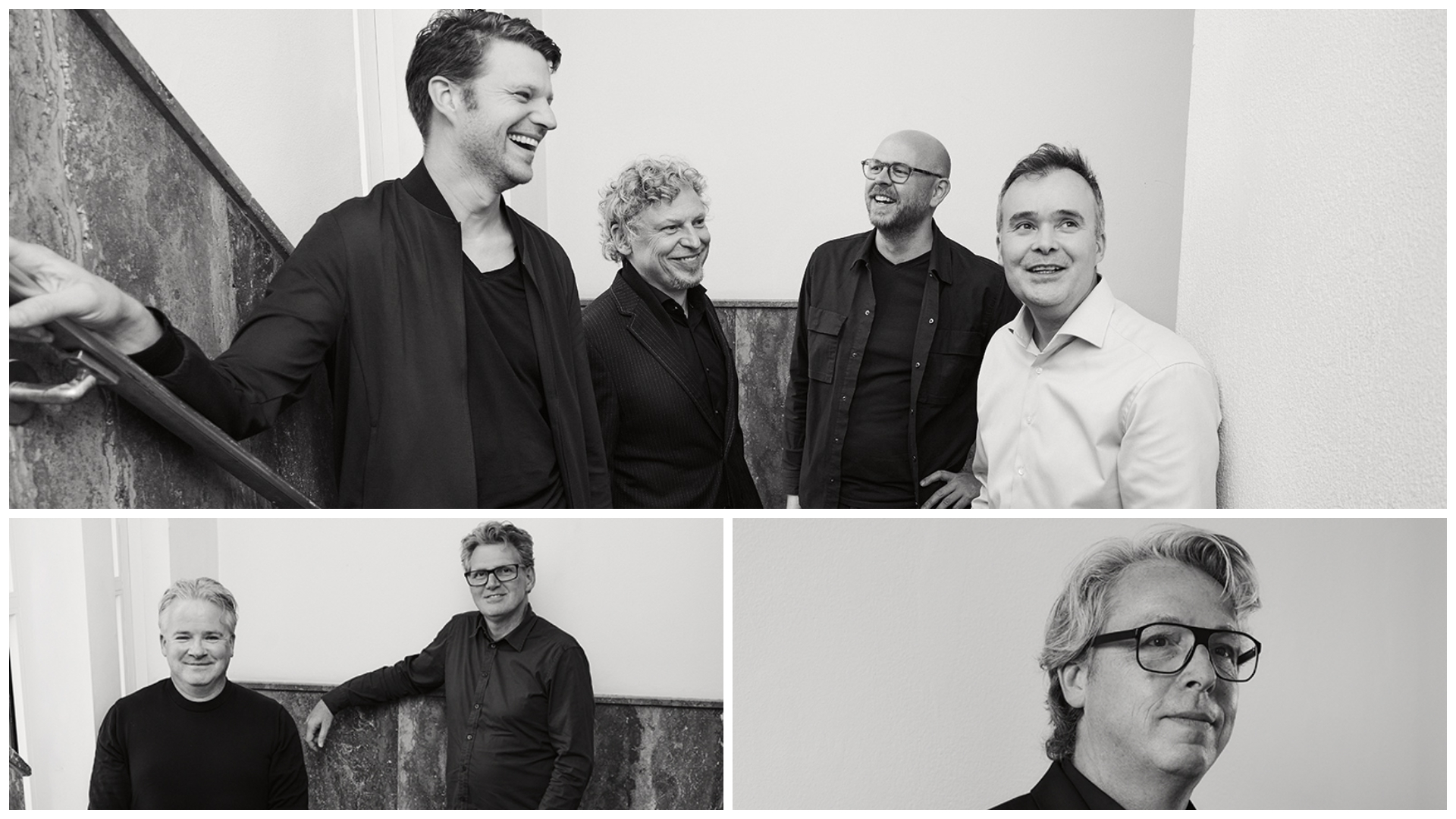 Boven vlnr: Niels Ponjee, Rob Meurders, Bram van Ekeren en Jeroen Schipper (diederendirrix). Onder links: Tom Kuipers en Ruud van der Zanden (bureauEAU) en rechts: Theo Hauben (algemeen directeur diederendirrix & bureauEAU. Beelden Nina Hauben