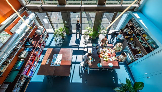 Bureau Kroner Paviljoen. Beeld Teo Krijgsman