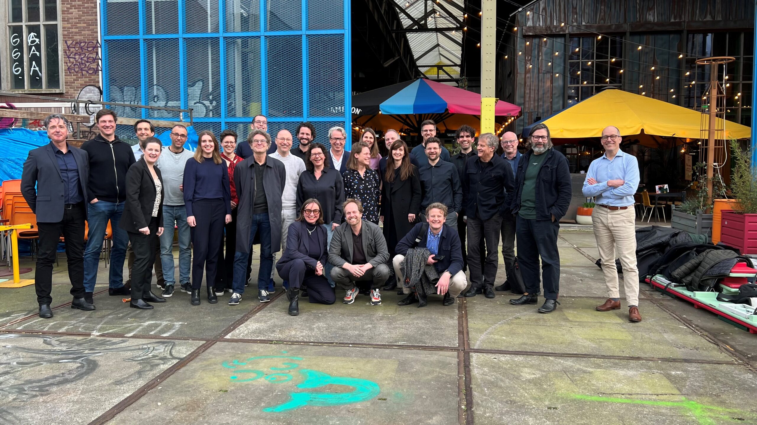 Het bestuur en de ledenraad van de Branchevereniging Nederlandse Architectenbureaus. Beeld BNA