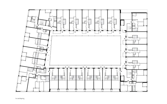 Eerste verdieping. Beeld Levs