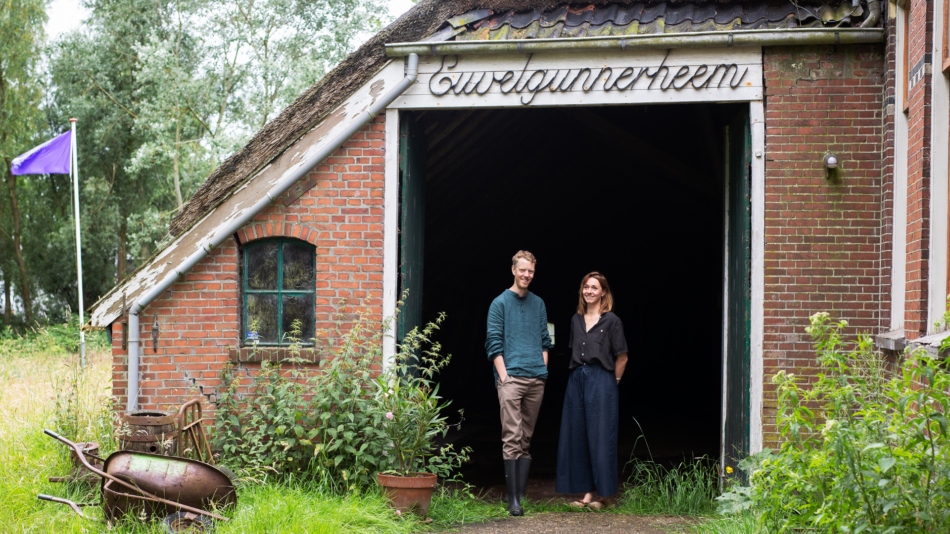 Landscape Collected, links Jonas Papenborg en rechts Lieke Jildou de Jong. Beeld David Vroom