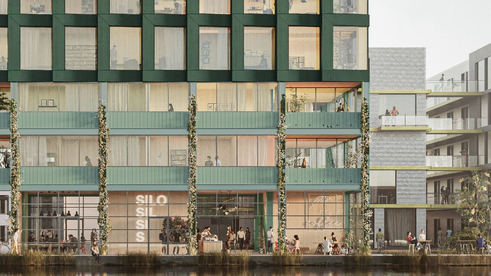 Render SILO Deventer. Beeld Drip Visual