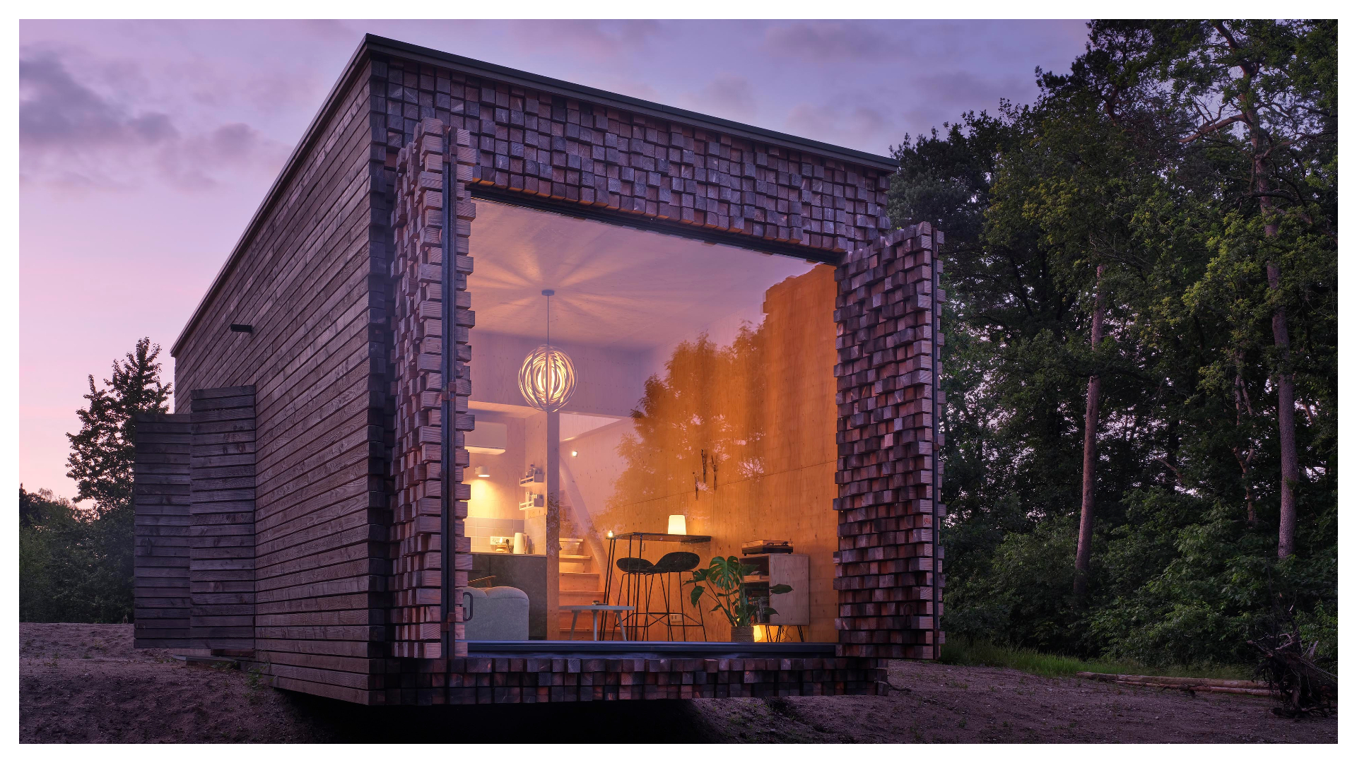 Folly Woodstack of Buitenplaats Koningsweg door Studio AAAN. Beeld Jeroen Musch