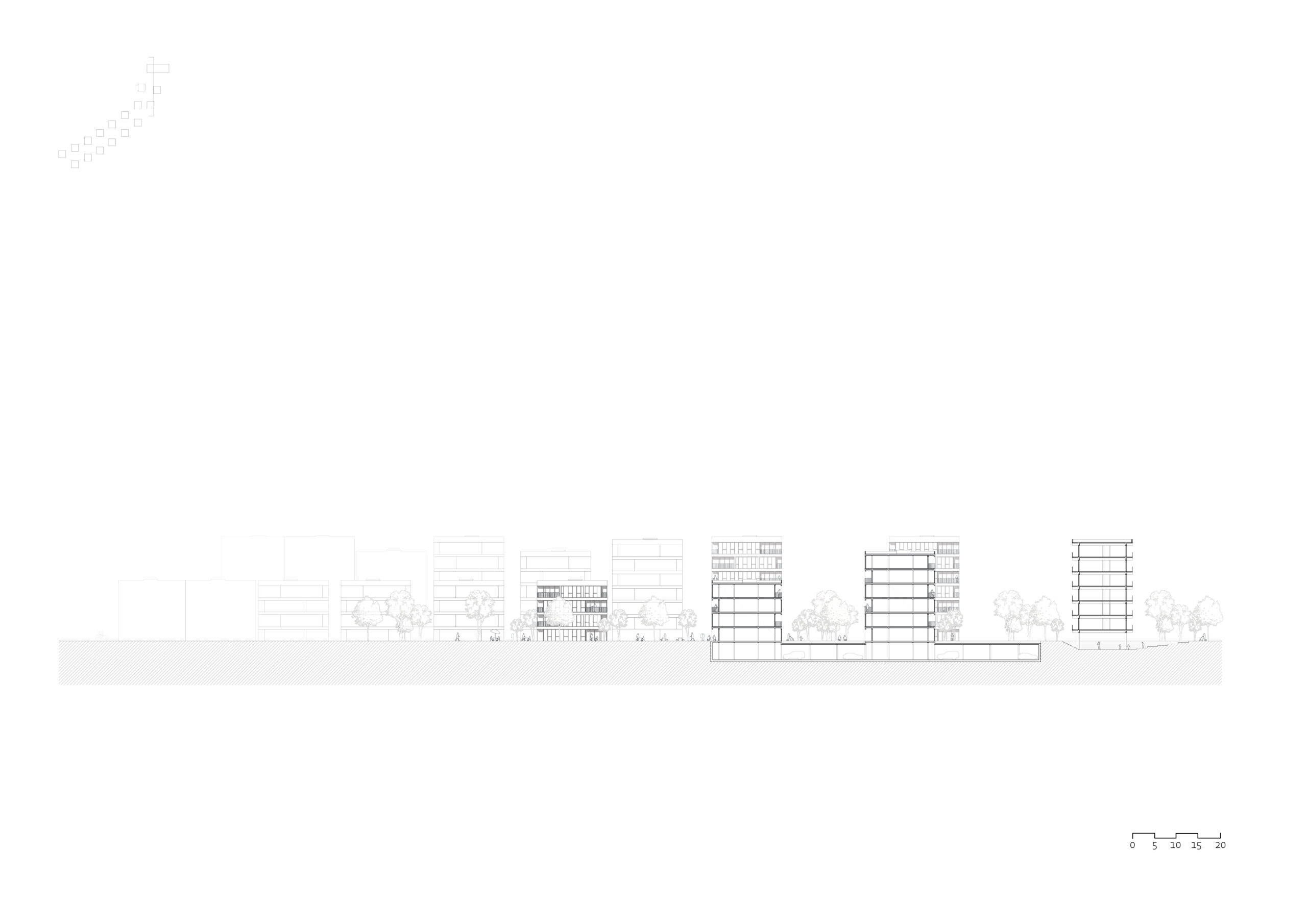 Doorsnede. Beeld MORE Architecture