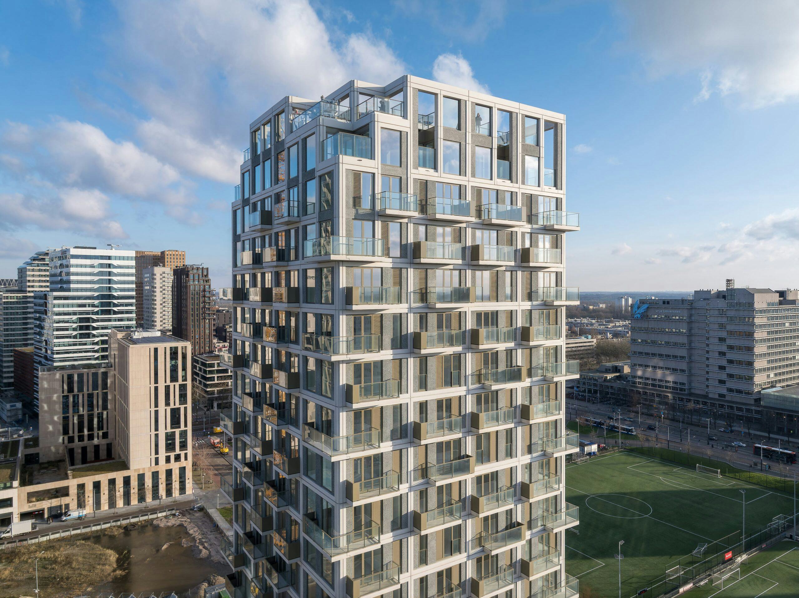 Het project Stepstone aan de Zuidas (foto: Ossip van Duivenbode)