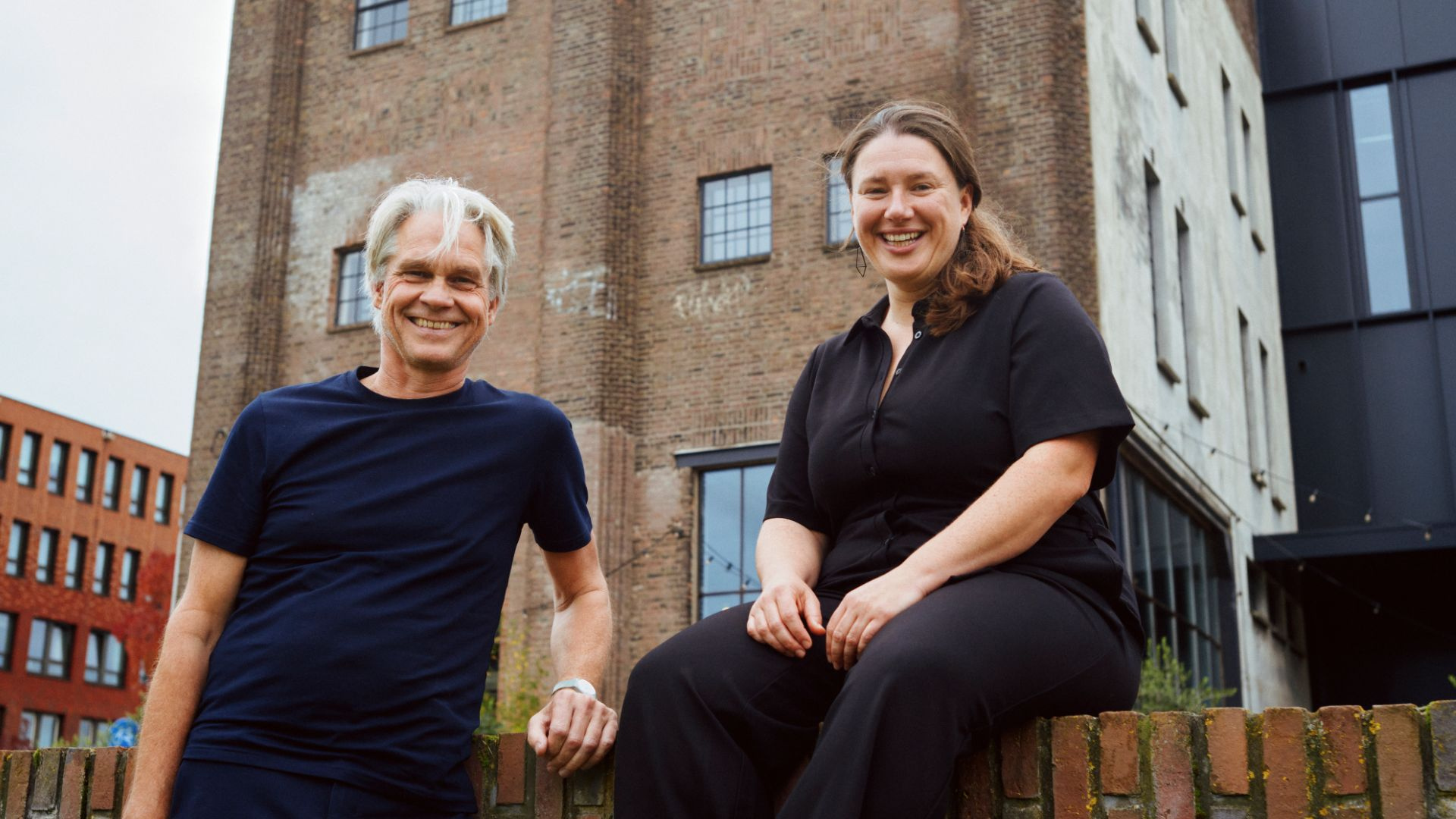 Douwe Boonstra (l) en Wietske Schober. Beeld Willem de Kam