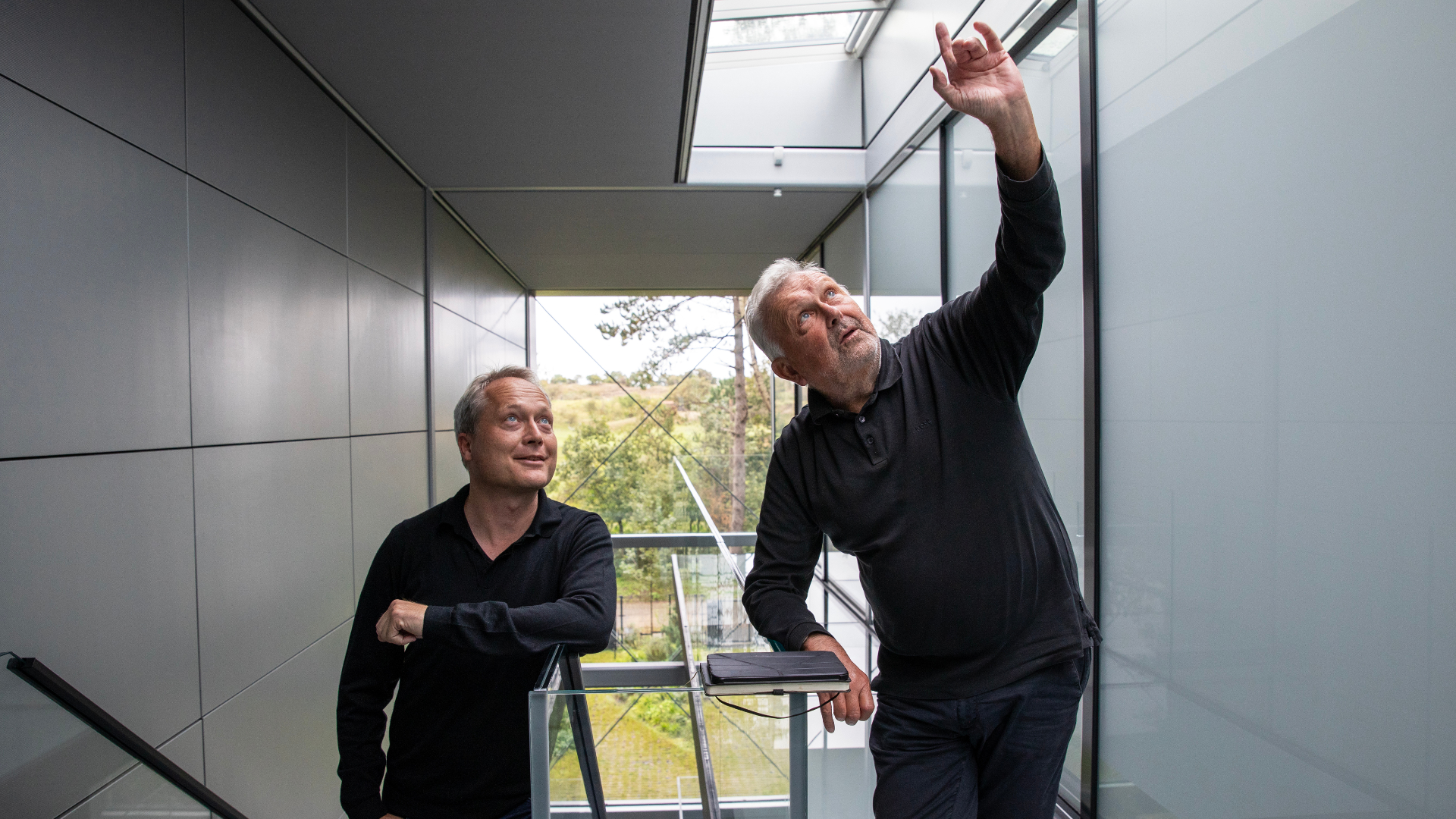 Ronald Schleurholts (links) en Jan Pesman van cepezed. Beeld Suzanne van de Kerk