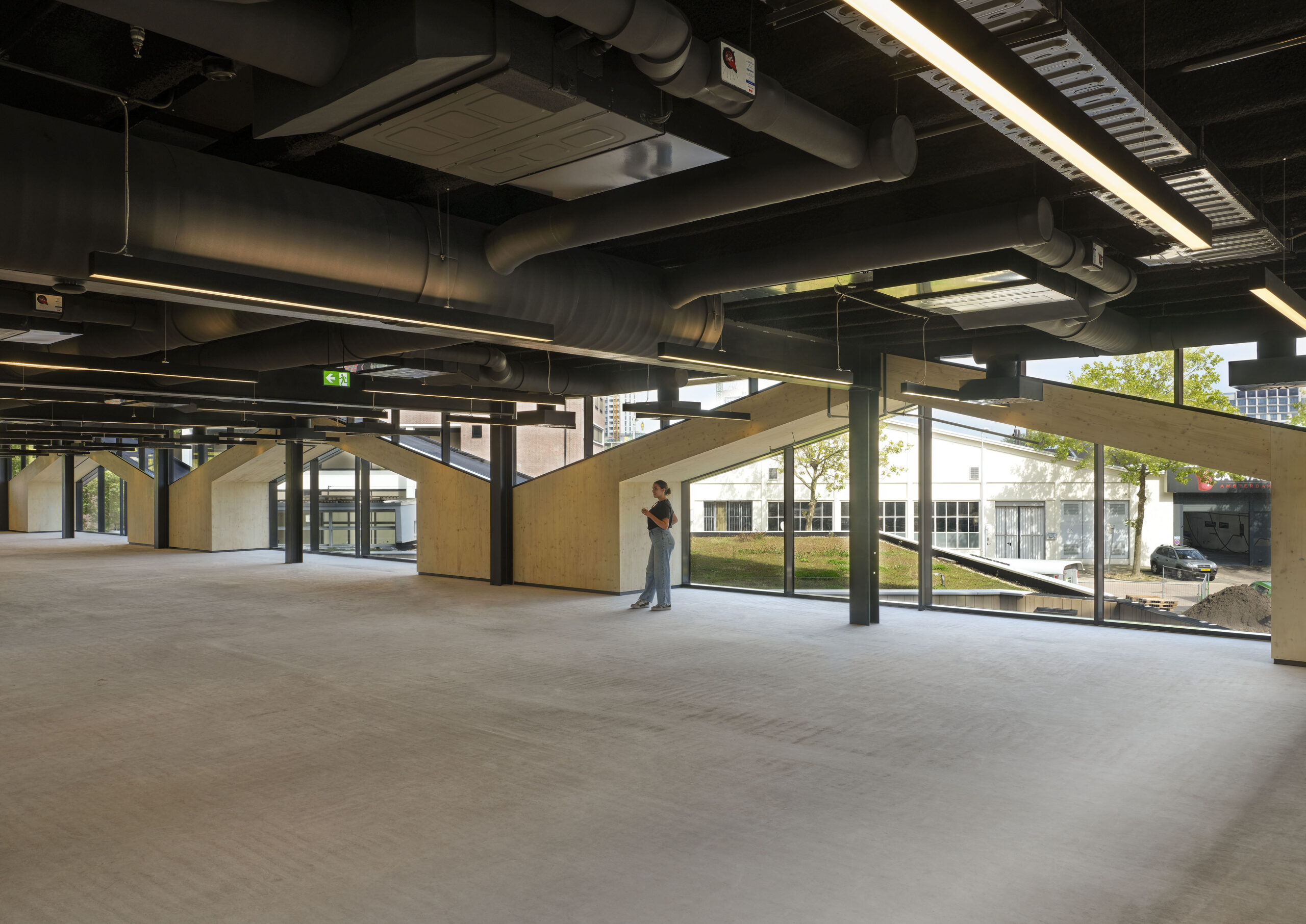 V-vormig dak. Beeld Jeroen Musch