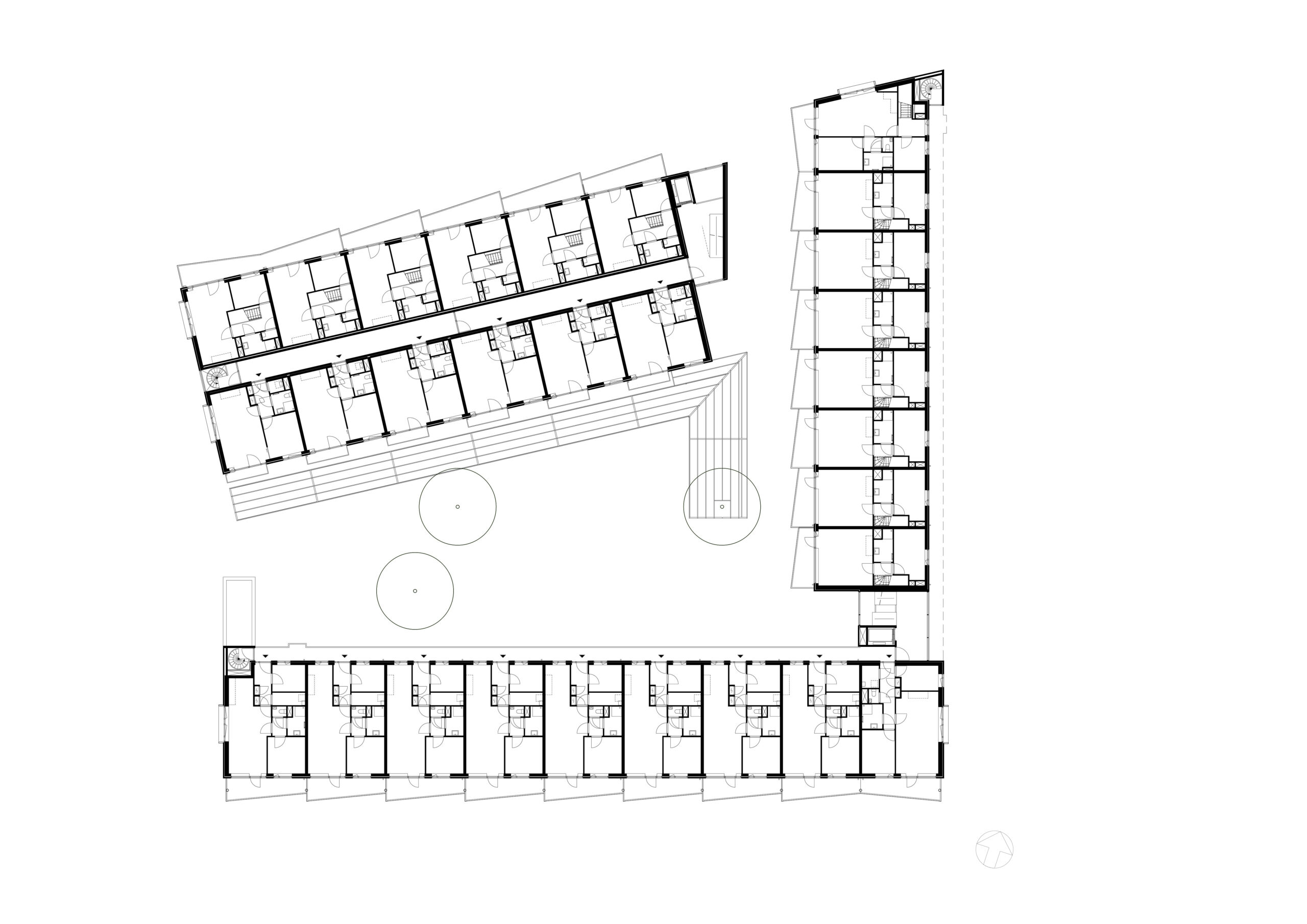 Plattegrond eerste verdieping. Beeld Steenhuis Bukman Architecten