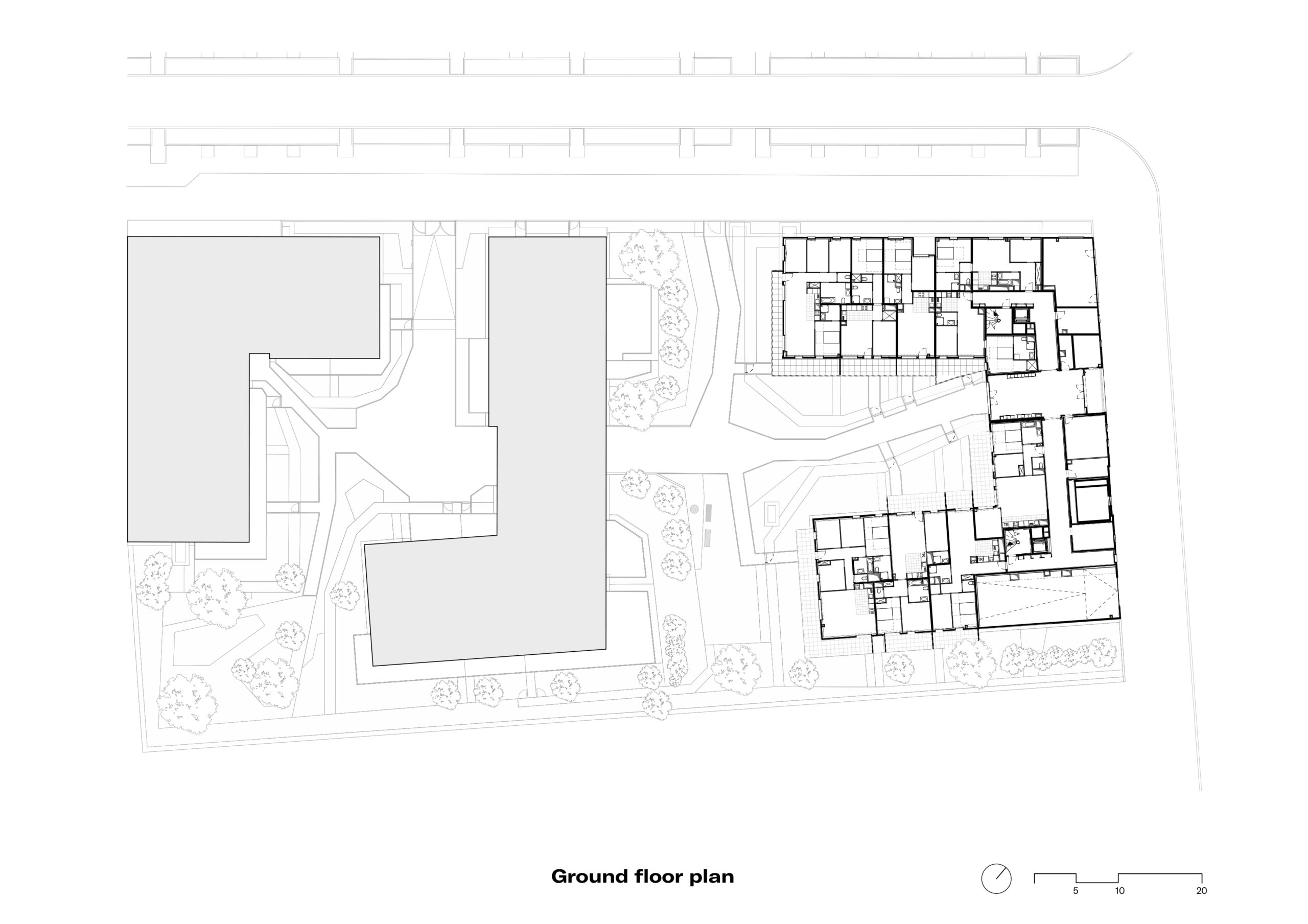 Plattegrond begane grond. Beeld KCAP